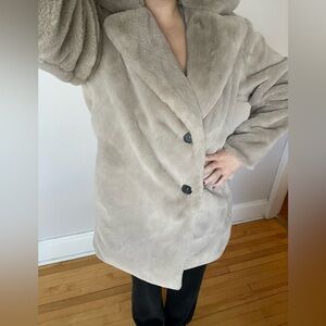 Zara Faux Fur Coat